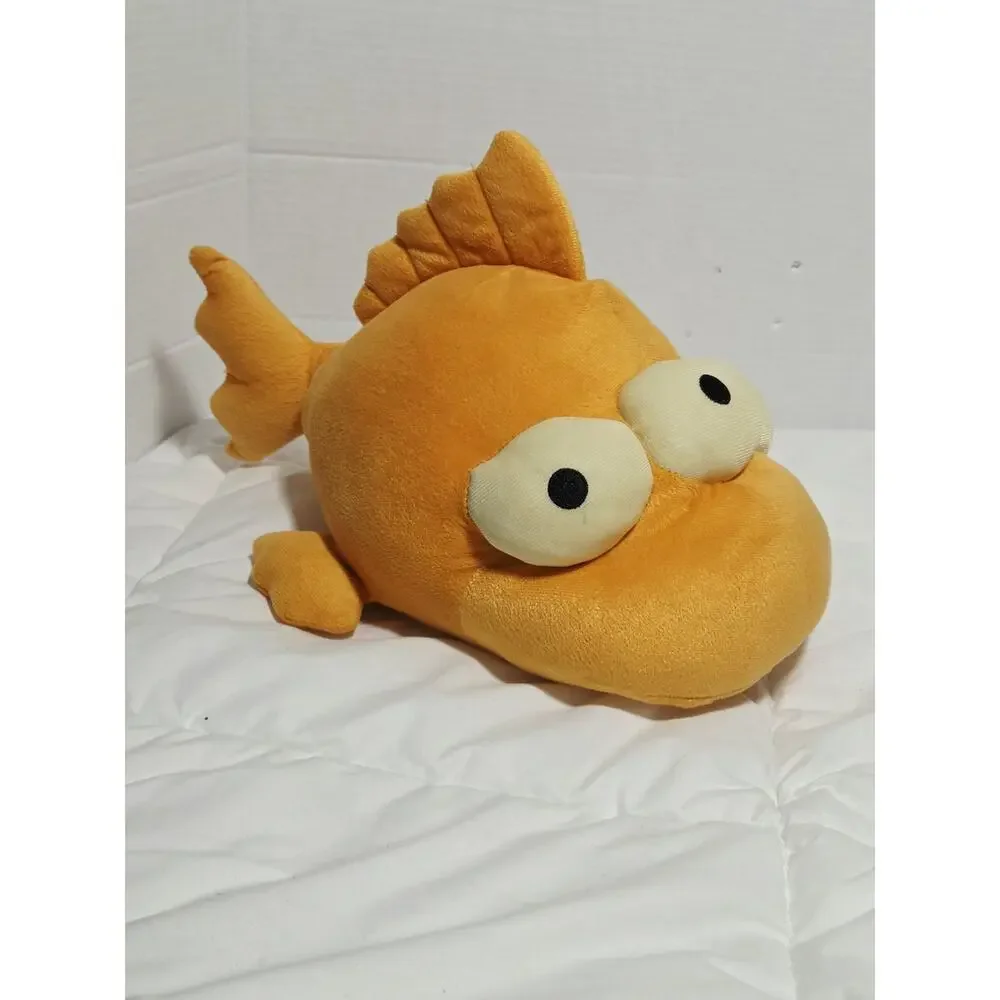 The Simpsons Blinky 3 Eyed Mutant Fish Plush Universal Studios Original Retired